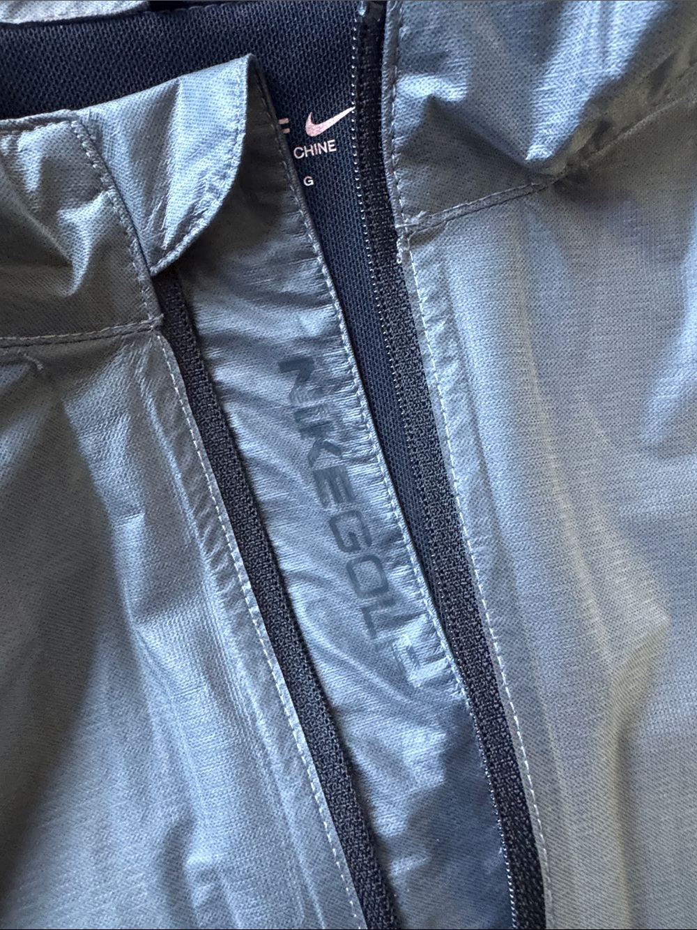 NIKE GOLF HyperAdapt Half Zip Grey Black Pullover Wind Jacket NWT Mens Large - Picture 12 of 12